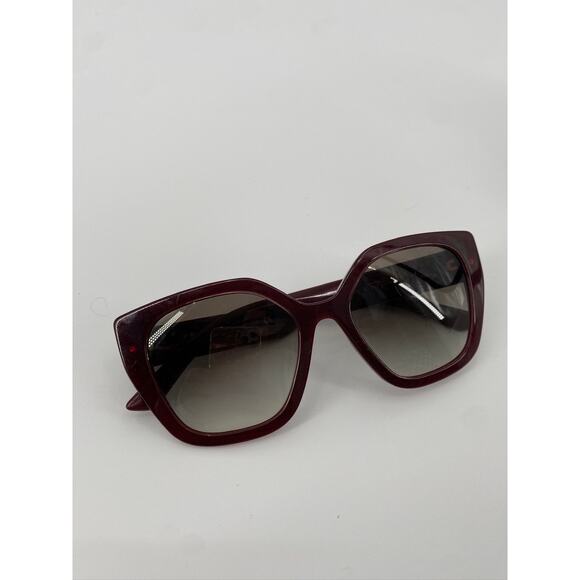 Prada Burgundy Acetate Sunglasses main image 9